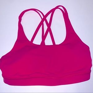 EUC lululemon Energy Bra (Size 8) - Calypso Pink